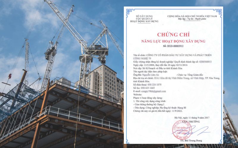 Tìm hiểu Chứng chỉ Năng lực hoạt động Xây dựng là gì