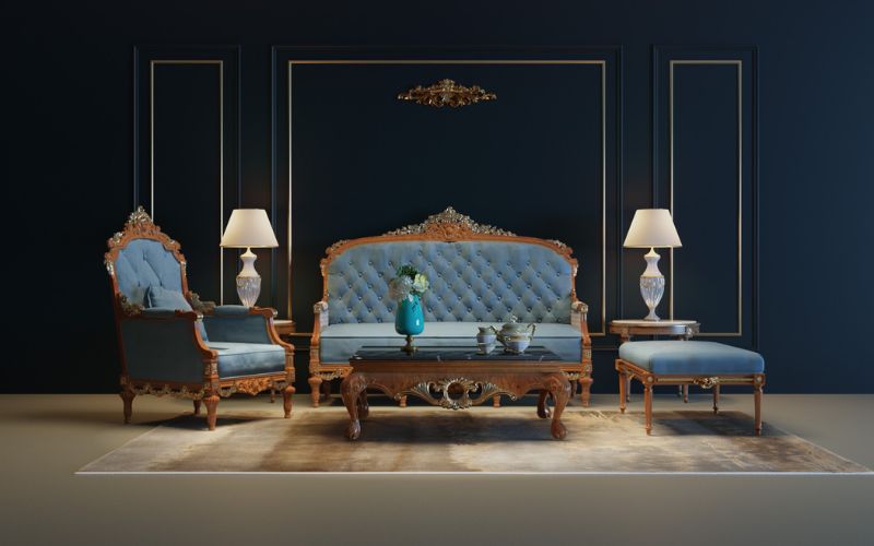 Phong cách thiết kế sofa cổ điển