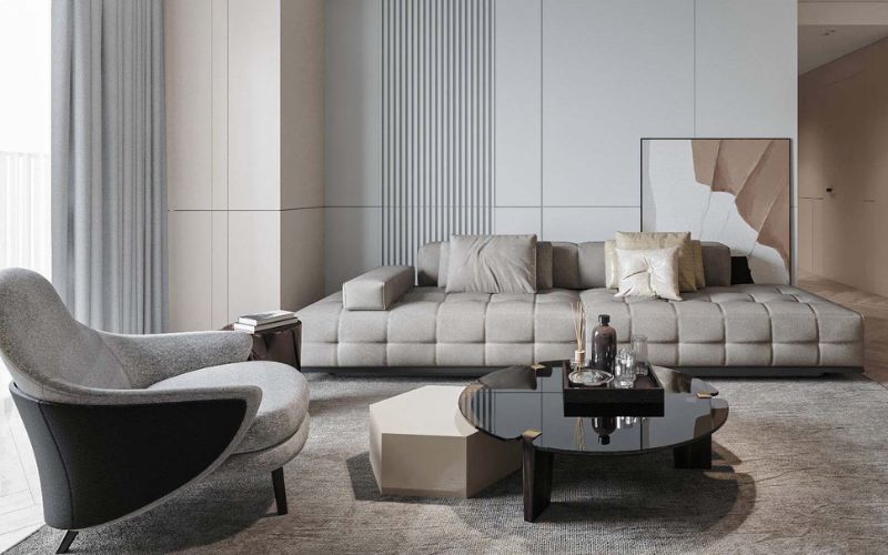 Phong cách sofa hiện đại