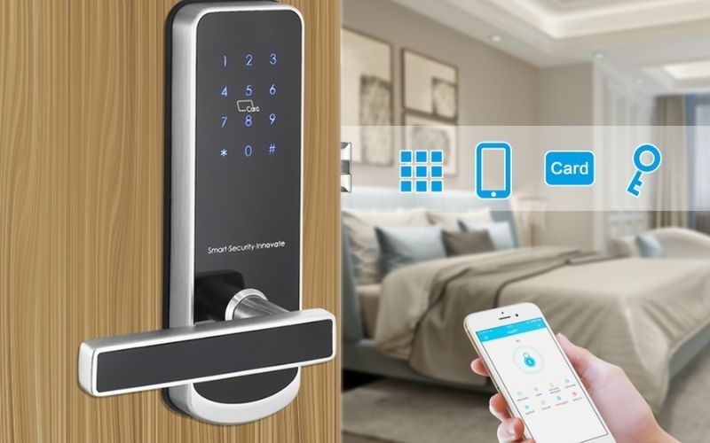 thiết kế của khóa điện tử yale