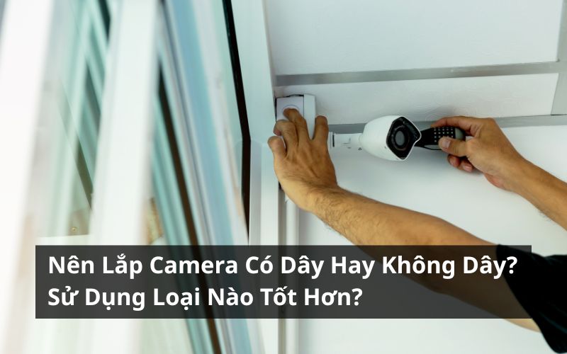 nên lắp camera có dây hay không dây