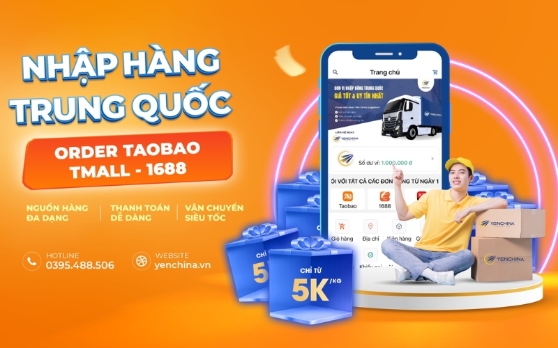 Dịch vụ nhập hàng Trung Quốc về Việt Nam tại Yến China Logistics