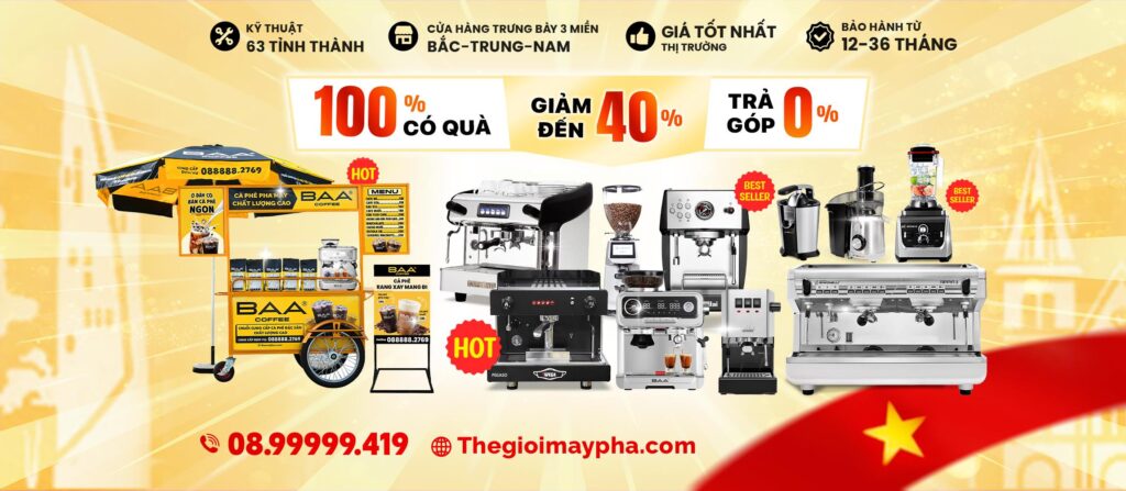 Thế Giới Máy Pha - Địa chỉ mua máy pha cafe giá rẻ, bảo hành chính hãng