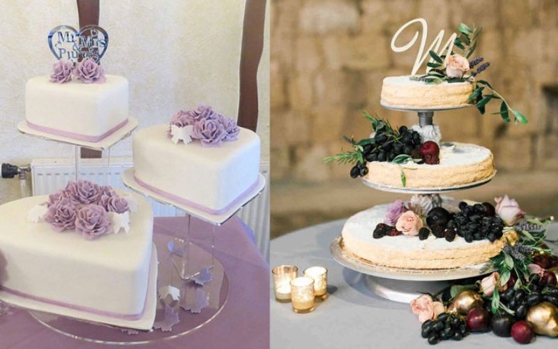 bánh kem dạng tầng