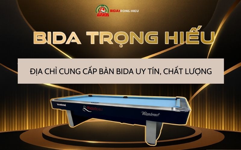 đơn vị phân phối bida chính hãng