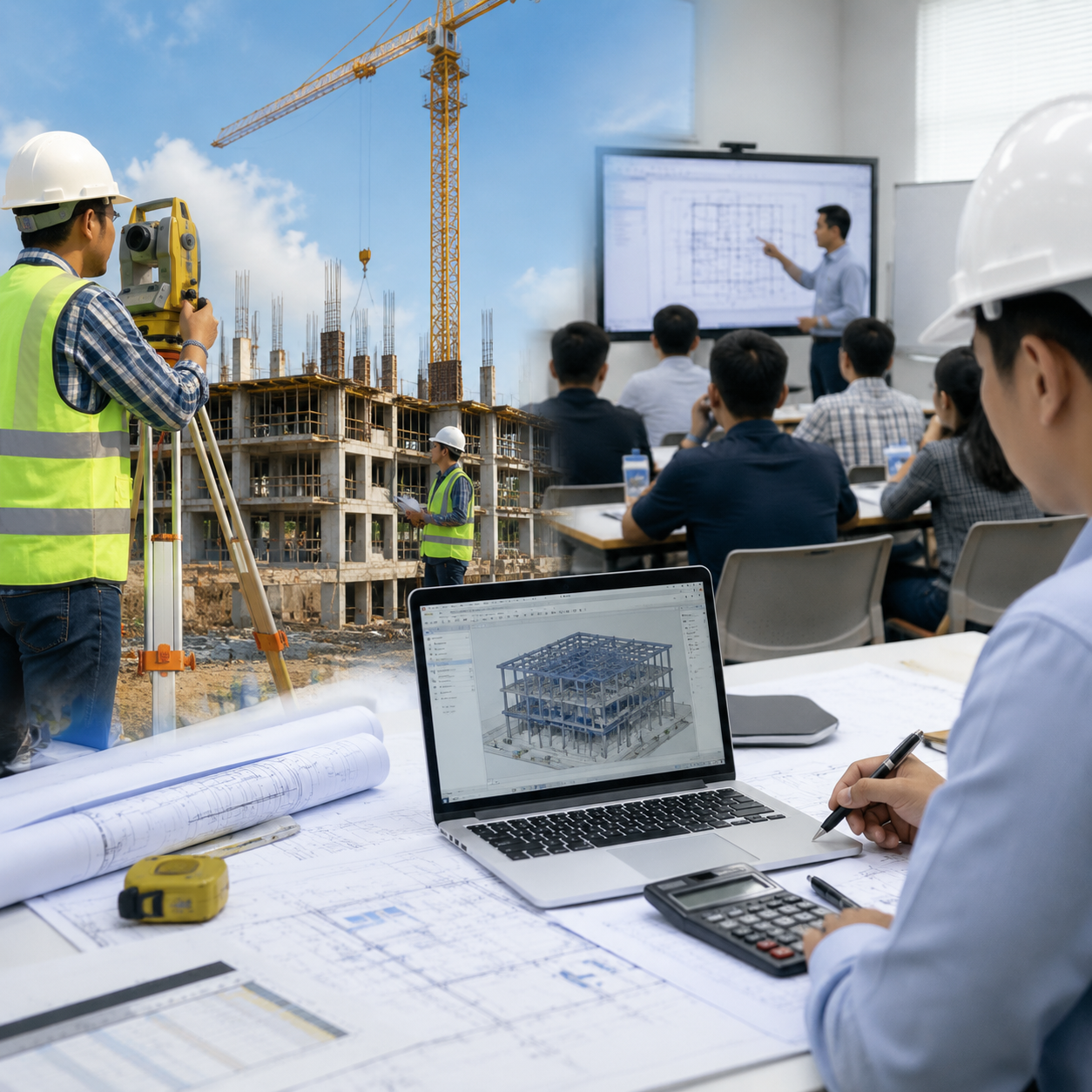 Kỹ năng quản lý dự án xây dựng: từ khảo sát tới dự toán chuẩn xác
